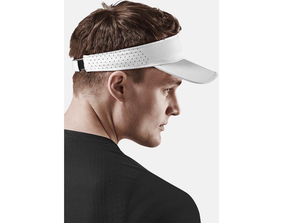 Bežecký šilt CEP The Run Visor white