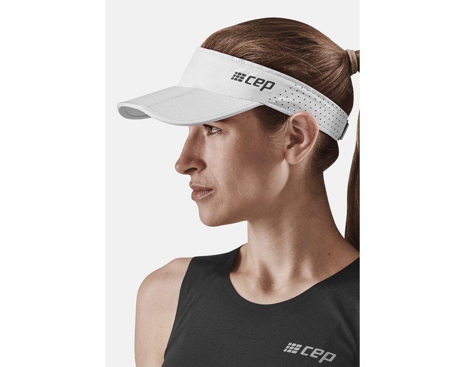 Bežecký šilt CEP The Run Visor white