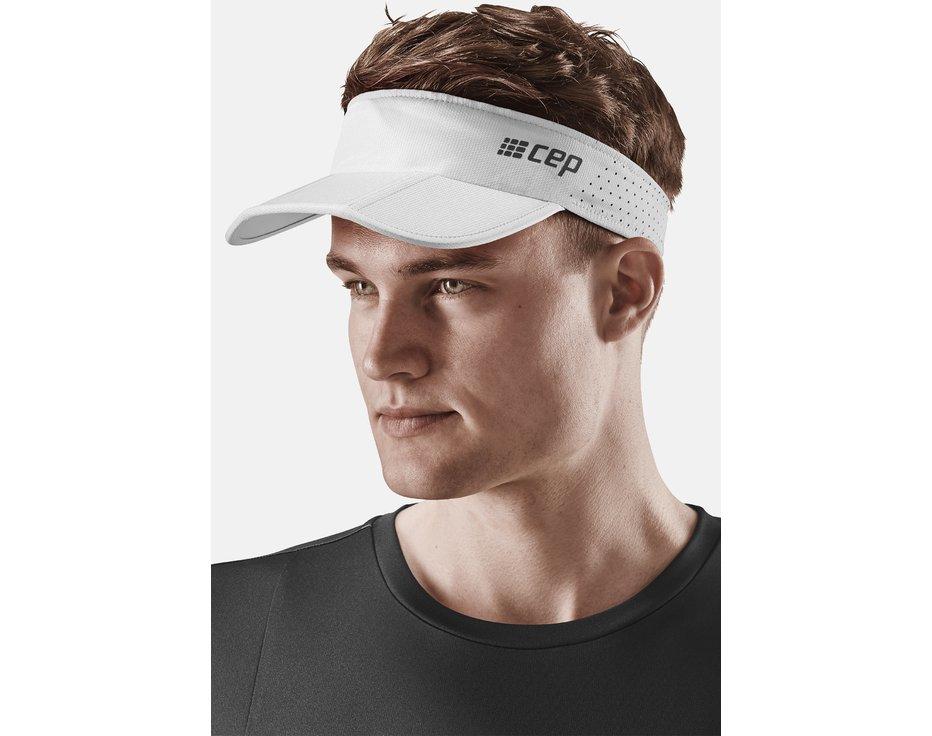 Bežecký šilt CEP The Run Visor white