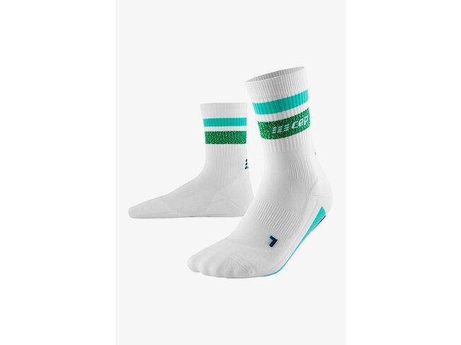 Bežecké ponožky CEP Miami vibes Mid Cut Socks women aqua