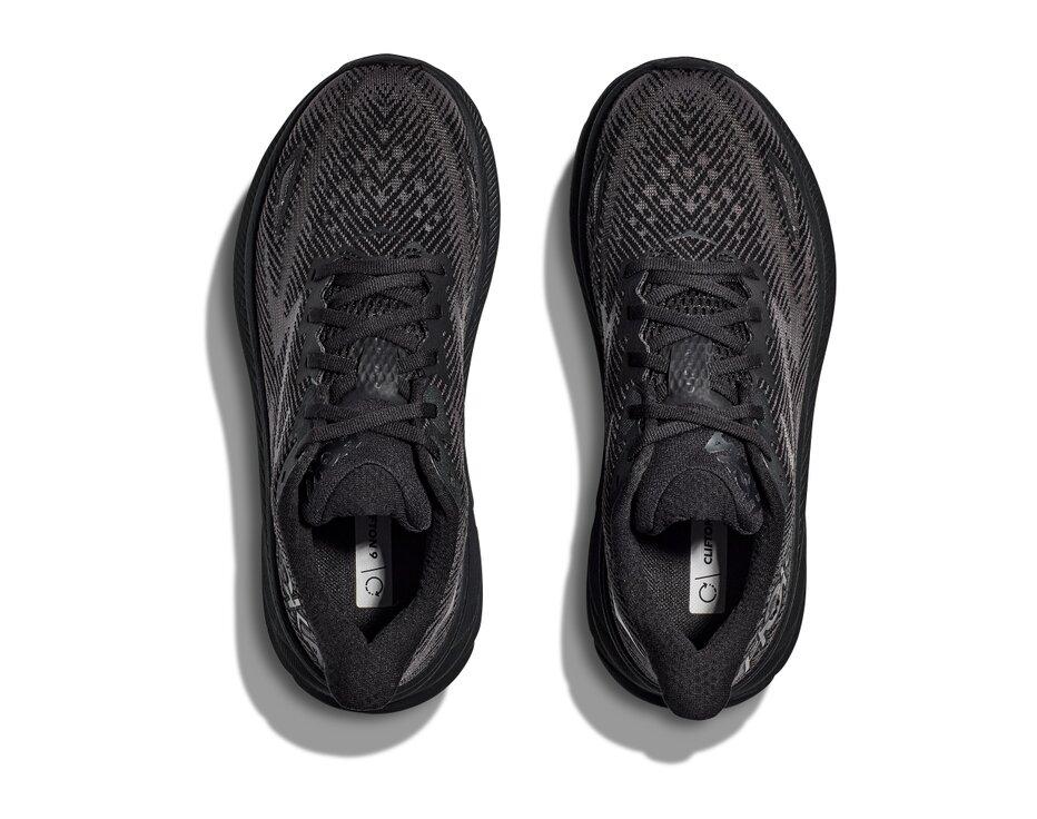 HOKA Clifton 9 WIDE men black