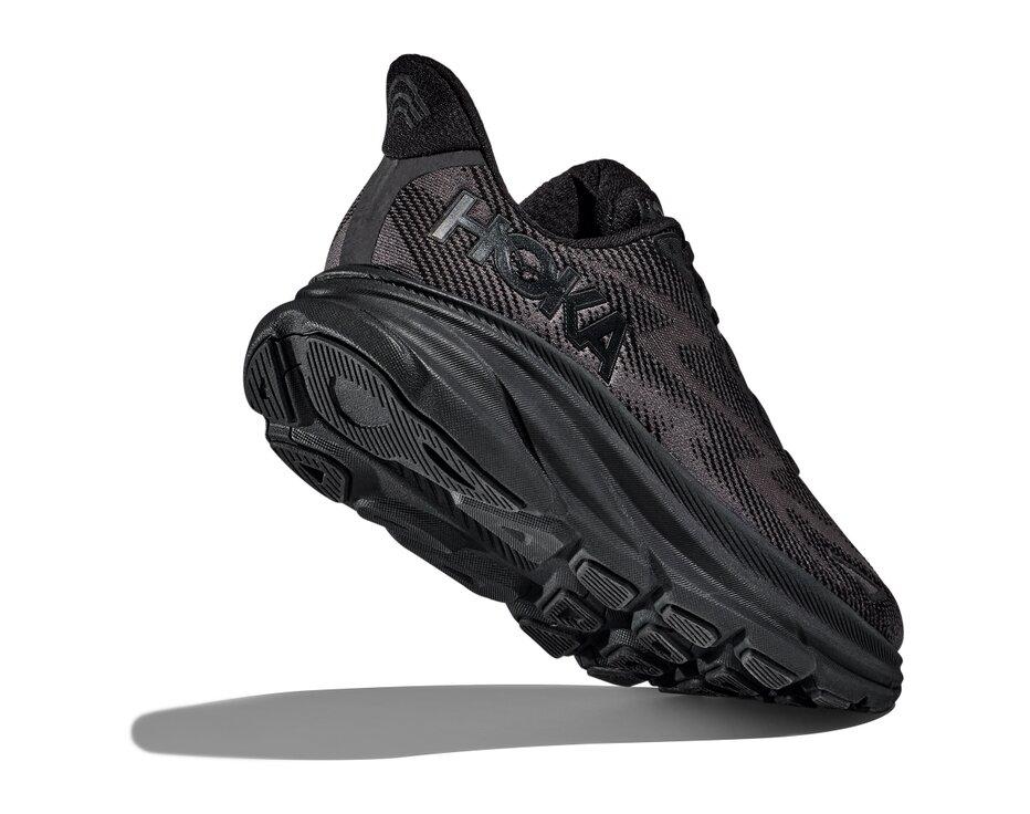 HOKA Clifton 9 WIDE men black