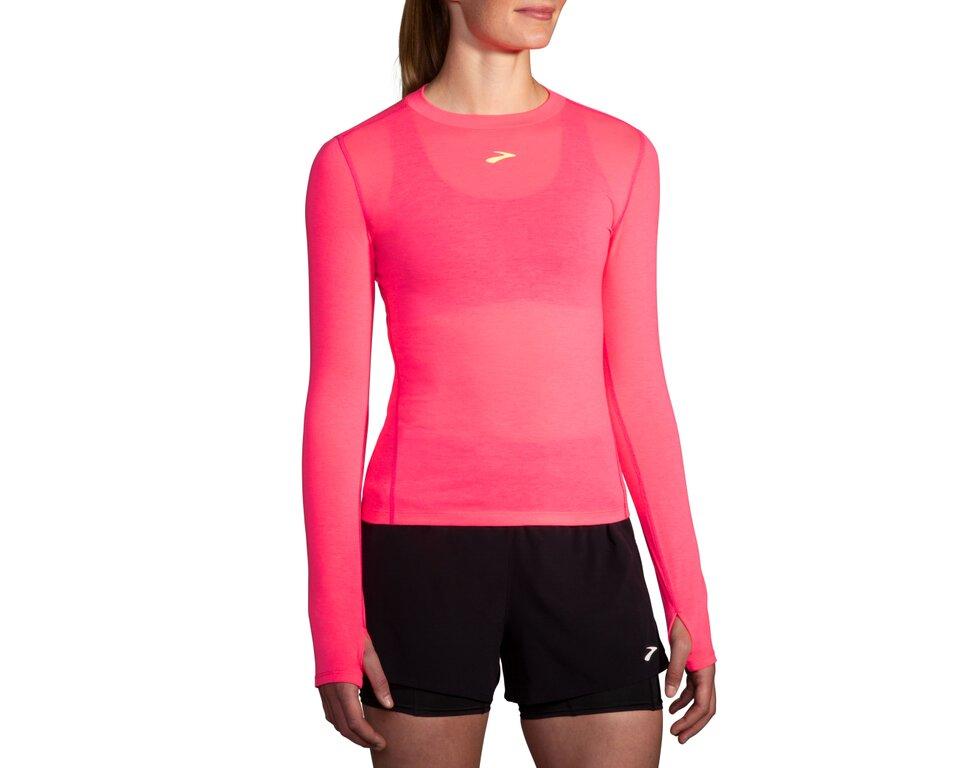 Brooks High point LS women pink