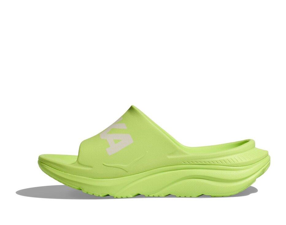 HOKA ORA Athletic Slide lettuce