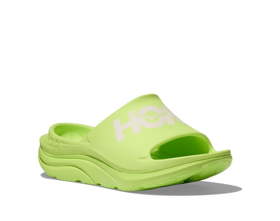 HOKA ORA Athletic Slide lettuce