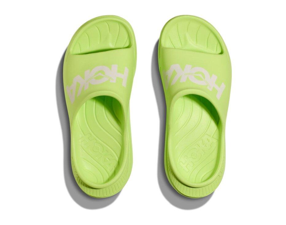 HOKA ORA Athletic Slide lettuce