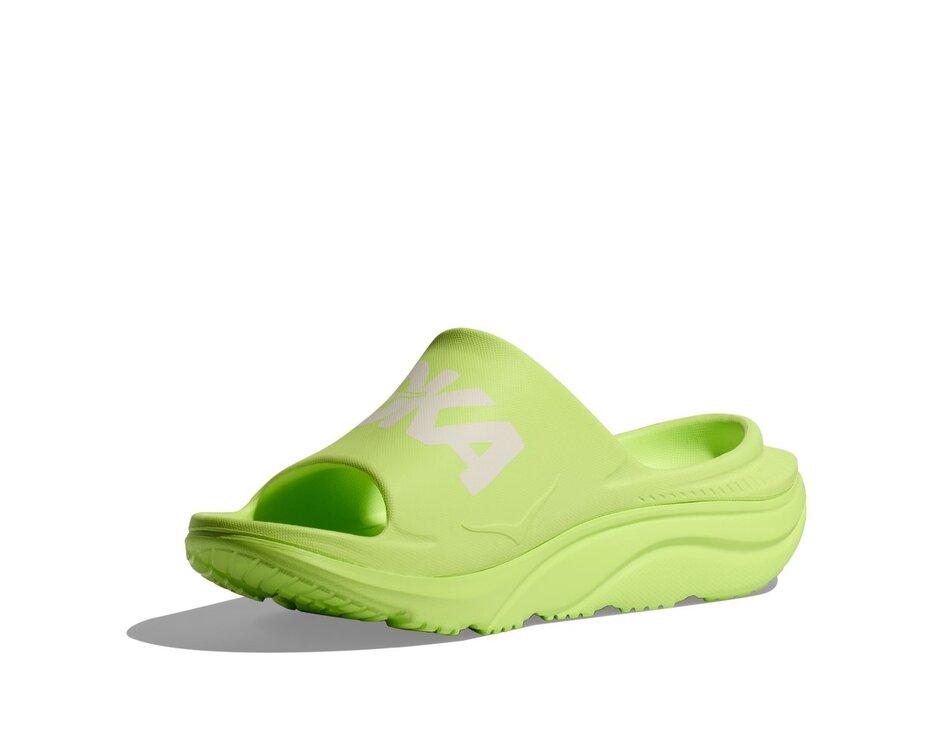 HOKA ORA Athletic Slide lettuce