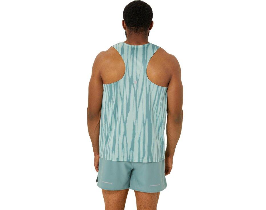 ASICS Road All Over Print Singlet men celadon