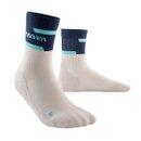 Kompresné ponožky CEP Ultralight Mid cut socks V4 men blue/off white