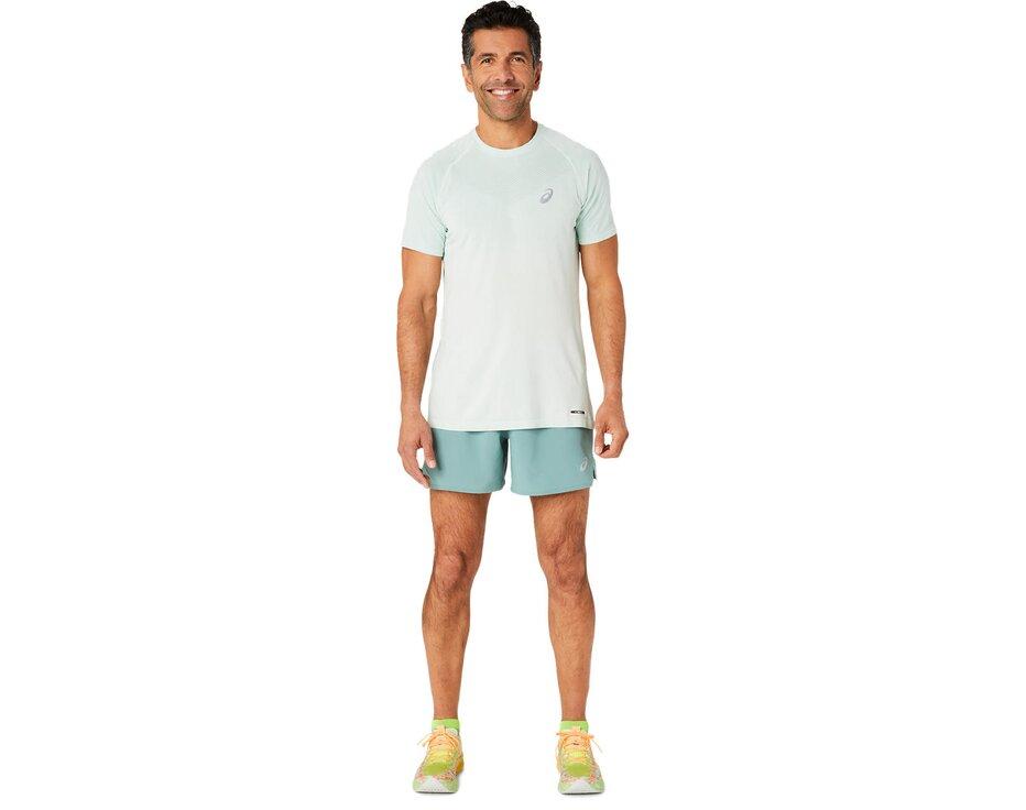 ASICS Road 5IN Short men celadon