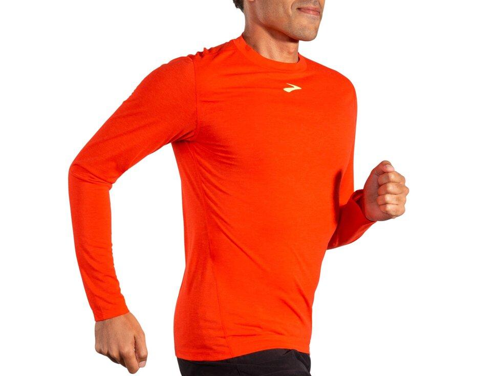 Brooks High point long sleeve red