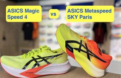 ASICS Magic Speed 4 vs Metaspeed Sky Paris – Kompletná recenzia a výber správneho modelu