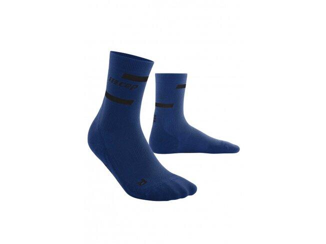 Kompresné ponožky CEP Mid cut socks V4 women blue