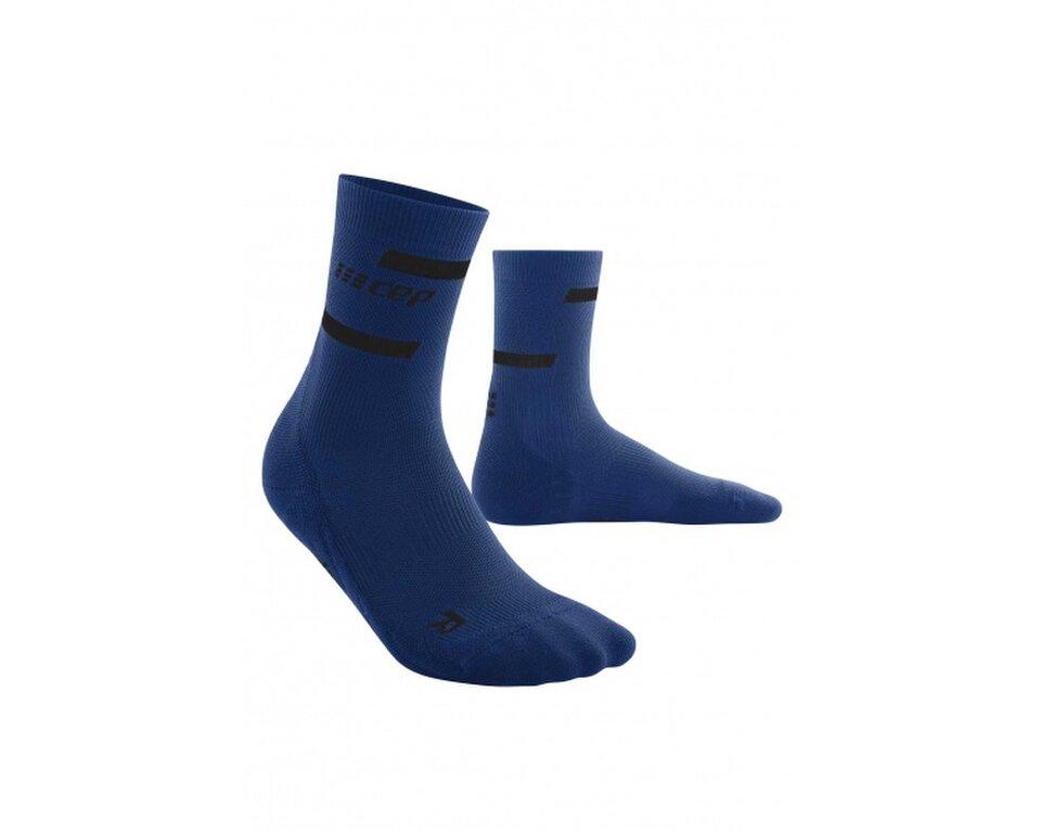 Kompresné ponožky CEP Mid cut socks V4 women blue