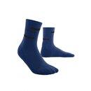 Kompresné ponožky CEP Mid cut socks V4 women blue