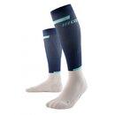 Kompresné podkolienky CEP The Run Socks men blue/off white