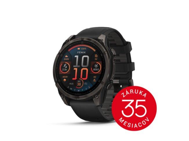 Garmin Fenix 8 47mm AMOLED, Sapphire, Carbon Gray DLC Titanium