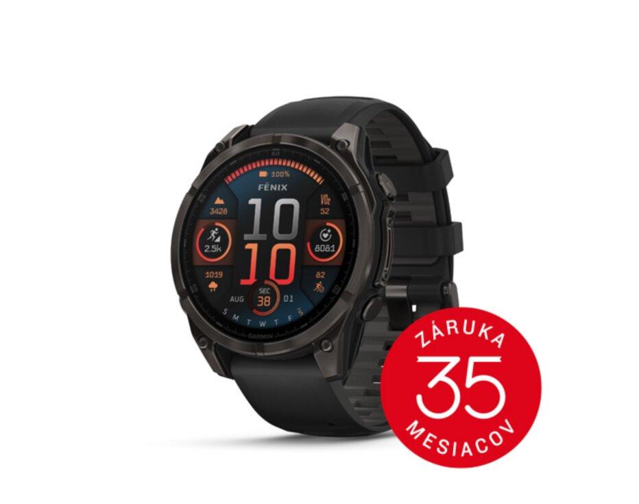 Garmin Fénix 8 47mm AMOLED, Sapphire, Carbon Gray DLC Titanium