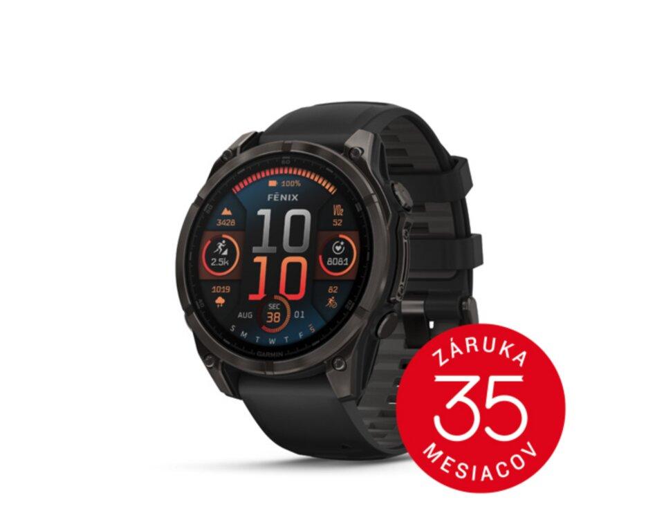 Garmin Fénix 8 47mm AMOLED, Sapphire, Carbon Gray DLC Titanium