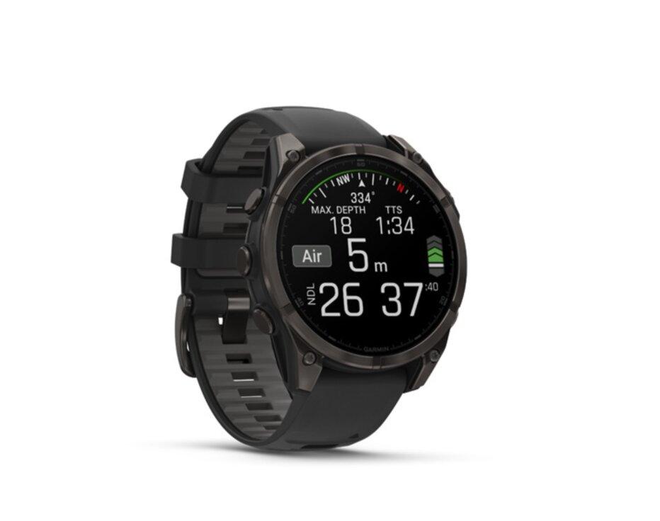 Garmin Fénix 8 47mm AMOLED, Sapphire, Carbon Gray DLC Titanium