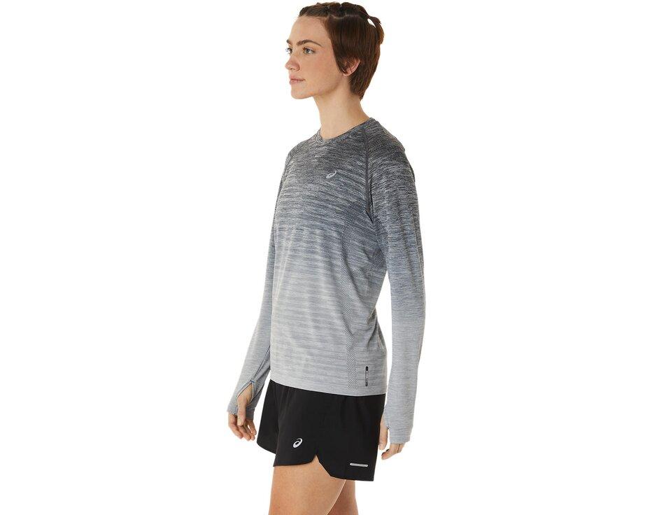 ASICS Seamless LS Top women carrier grey