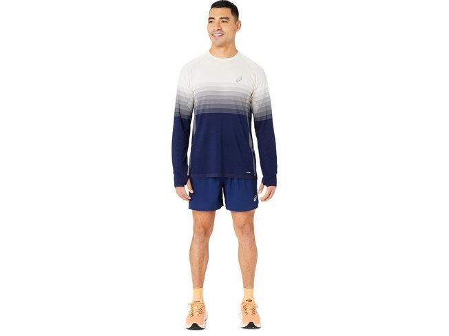 ASICS Seamless LS top men blue expanse