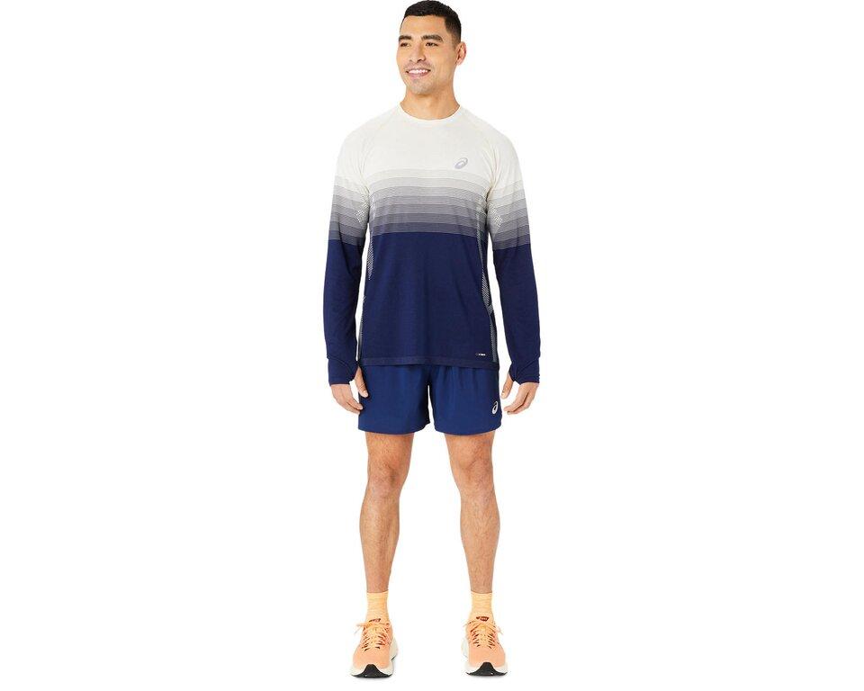 ASICS Seamless LS top men blue expanse