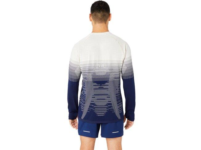 ASICS Seamless LS top men blue expanse