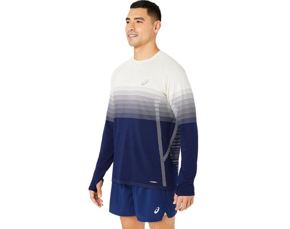 ASICS Seamless LS top men blue expanse