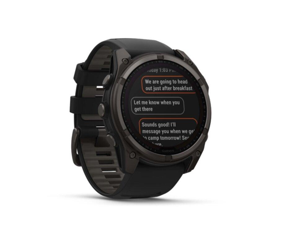 Garmin Fenix 8 51mm, Solar, Sapphire, Carbon Gray DLC Titanium