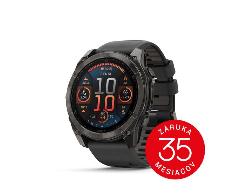 Garmin Fenix 8 51mm,  AMOLED, Sapphire, Carbon Gray DLC Titanium