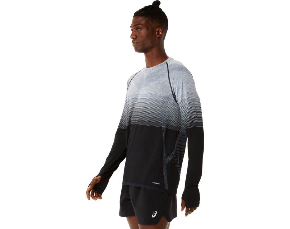 ASICS Seamless LS top men carrier grey