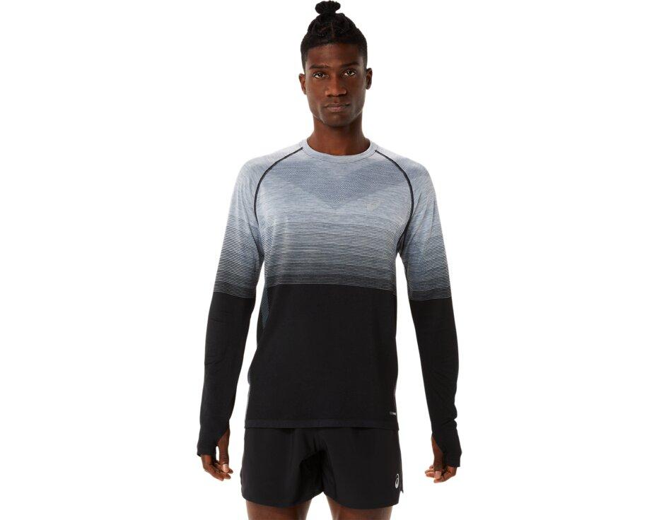 ASICS Seamless LS top men carrier grey