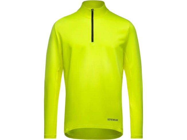 GOREWear Everyday Mid 1/4-Zip men neon