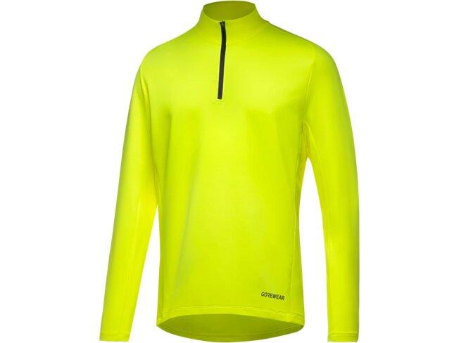 GOREWear Everyday Mid 1/4-Zip men neon