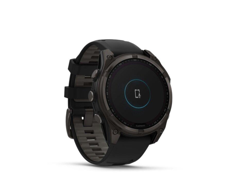 Garmin Fenix 8 47mm Sapphire Solar, Carbon Gray DLC Titanium