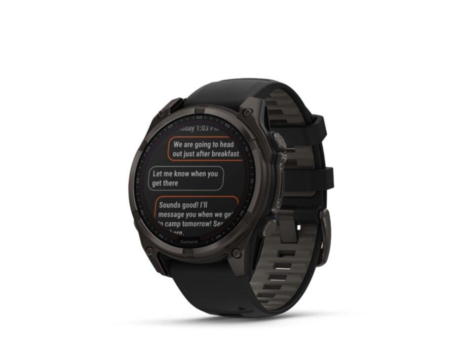 Garmin Fenix 8 47mm Sapphire Solar, Carbon Gray DLC Titanium