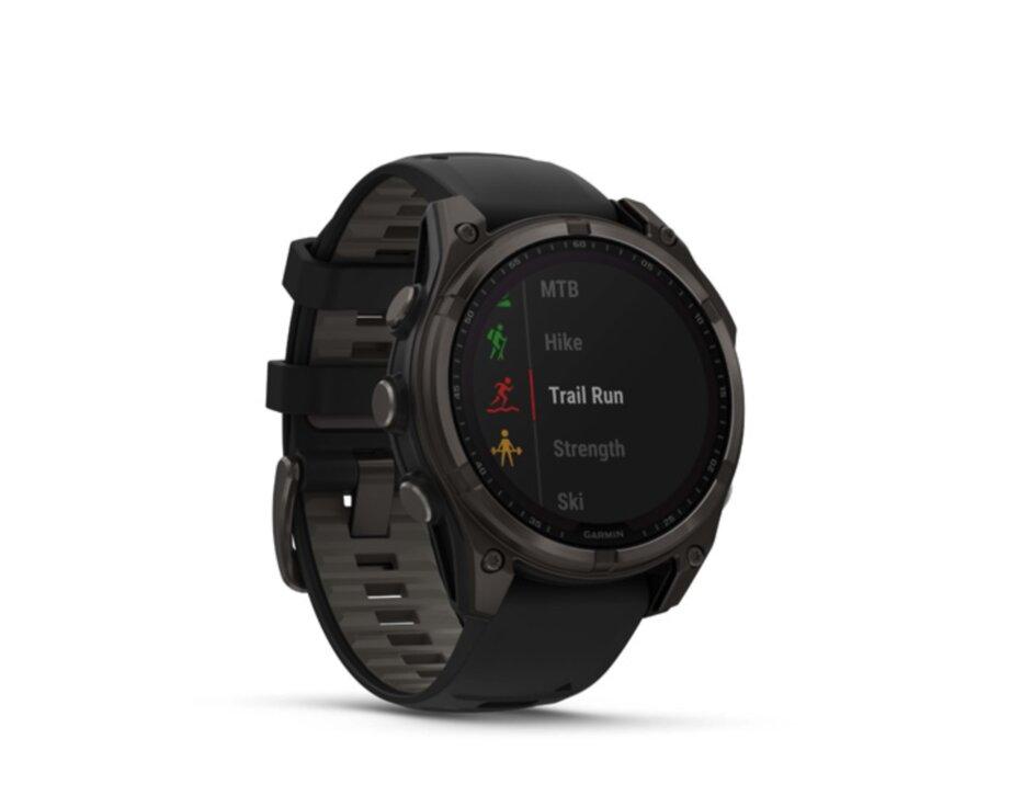 Garmin Fenix 8 47mm Sapphire Solar, Carbon Gray DLC Titanium