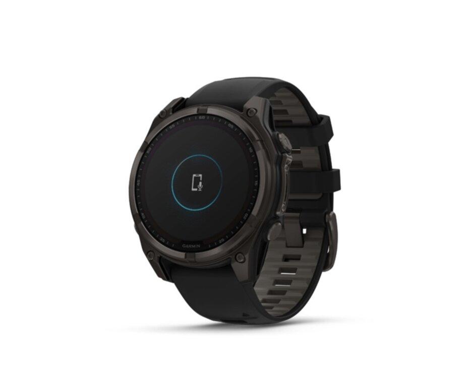 Garmin Fenix 8 47mm Sapphire Solar, Carbon Gray DLC Titanium